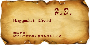 Hagymási Dávid névjegykártya